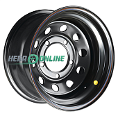 Штампованный диск Off Road Wheels Ленд Ровер 8x16 5x165.1 ET -24 Dia 125 (черный)