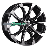 Литой диск Replay LR54 9.5x22 5x120 ET 49 Dia 72.6 (серебристый матовый с полированной лицевой частью)