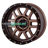 Литой диск Lizardo XH334 9x17 6x139.7 ET -12 Dia 106.1 (серебристый с черным матовым ободом)