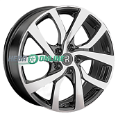 Литой диск Replay JC17 7x18 5x114.3 ET 35 Dia 67.1 (чёрный глянцевый с полированной лицевой частью)