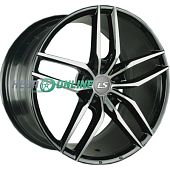 Литой диск LS Wheels LS891 6.5x15 4x100 ET 40 Dia 73.1 (чёрный глянцевый с полированной лицевой частью)