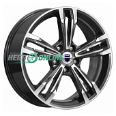 Литой диск КиК Karrera Light (KC935) 7x18 5x108 ET 33 Dia 67.1 (черный с полированной лицевой частью)