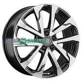 Литой диск Replay GL82 7.5x19 5x114.3 ET 48 Dia 54.1 (чёрный глянцевый с полированной лицевой частью)