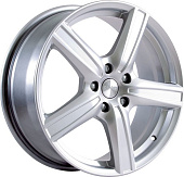 Литой диск Скад Адмирал 6.5x16 5x114.3 ET 40 Dia 67.1 (чёрный глянцевый с полированной лицевой частью)