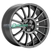 Литой диск OZ Racing Superturismo LM 9.5x19 5x112 ET 21 Dia 66.46 (графит матовый с серебристыми буквами)
