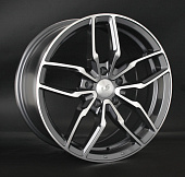 Литой диск LS Wheels LS790 7.5x17 5x114.3 ET 40 Dia 73.1 (чёрный глянцевый с полированной лицевой частью)