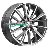 Литой диск КиК КР010 7.5x18 5x108 ET 47 Dia 60.1 (diamond gloss graphite)