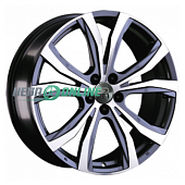 Литой диск Replay A133 8x20 5x112 ET 28 Dia 66.6 (черный матовый с полировкой)