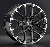 Литой диск Replay CL68 9x22 6x139.7 ET 28 Dia 78.1 (чёрный глянцевый с полированной лицевой частью)