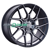 Литой диск LS Wheels LS1265 8x18 5x114.3 ET 45 Dia 67.1 (чёрный глянцевый с полированной лицевой частью)
