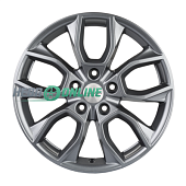 Литой диск Khomen KHW1713 7x17 5x114.3 ET 48.5 Dia 67.1 (серый)
