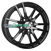 Литой диск Tech Line 435 5.5x14 4x98 ET 35 Dia 58.6 (серебристый с полированным ободом)