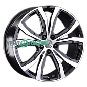 Литой диск Replay LX108 8x20 5x114.3 ET 30 Dia 60.1 (чёрный глянцевый с полированной лицевой частью)