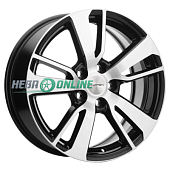 Литой диск Khomen KHW1704 7x17 5x114.3 ET 38 Dia 67.1 (серебристый глянцевый)