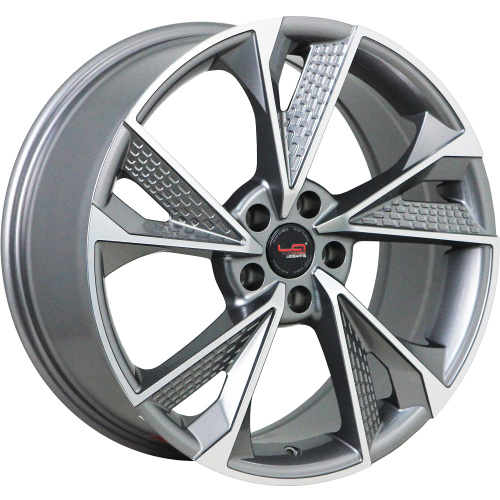 LegeArtis Concept A536 8.5x19 5x112 ET 32 Dia 66.6 (чёрный глянцевый с полированной лицевой частью)