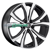 Литой диск Replay VV263 8x20 5x112 ET 34 Dia 57.1 (черный матовый с полировкой)