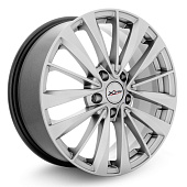 Литой диск X Trike X-126 7x17 5x114.3 ET 45 Dia 67.1 (серебристый темный)