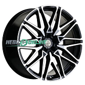 Литой диск Khomen KHW2103 9.5x21 5x112 ET 37 Dia 66.6 (черный с полировкой)