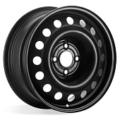 Штампованный диск Trebl 8114 6x15 4x100 ET 48 Dia 54.1 (черный глянцевый)