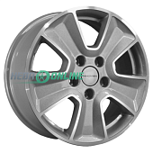 Литой диск Khomen KHW1601 6.5x16 5x114.3 ET 46 Dia 67.1 (f-silver-fp)