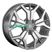 Литой диск Replay CHG8 7x17 5x110 ET 46 Dia 63.3 (серый темный глянцевый полностью полированнный)