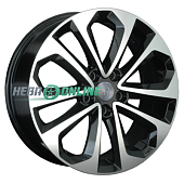 Литой диск Replay HV8 6.5x17 5x114.3 ET 50 Dia 64.1 (чёрный глянцевый с полированной лицевой частью)