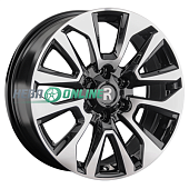 Литой диск Replay TY447 7.5x19 6x139.7 ET 25 Dia 106.1 (серый темный глянцевый полностью полированнный)