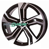 Литой диск Replica FR V5601 8.5x20 5x108 ET 38 Dia 63.4 (черный матовый полированная лицевая сторона диска)