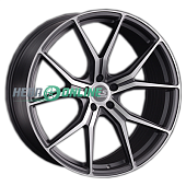 Литой диск LS FlowForming RC56 10x22 5x112 ET 35 Dia 66.6 (серебристый матовый с полированной лицевой частью)