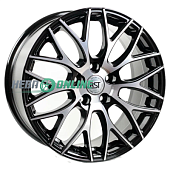 Литой диск RST R 147 7.5x17 5x114.3 ET 45 Dia 60.1 (черный глянцевый)