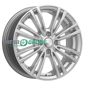 Литой диск Скад Ламар 6.5x16 4x108 ET 48 Dia 63.4 (чёрный глянцевый с полированной лицевой частью)