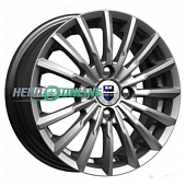 Литой диск КиК Акцент (KC562) 7x17 4x100 ET 43 Dia 60.1 (серебристый темный)