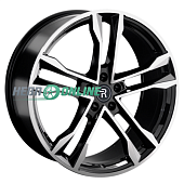 Литой диск Replay A276 9.5x21 5x112 ET 31 Dia 66.6 (чёрный глянцевый с полированной лицевой частью)