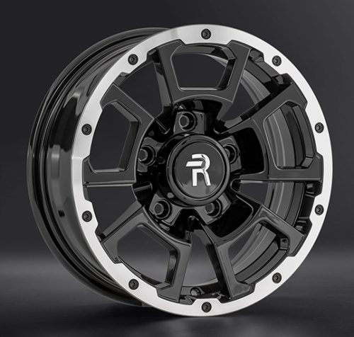 Replay SZ80 5.5x15 5x139.7 ET 5 Dia 108.5 (черный с полированным ободом)