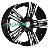Литой диск RST R 228 8x18 5x108 ET 50 Dia 63.4 (черный глянцевый)
