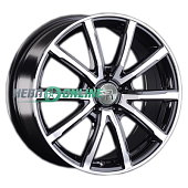 Литой диск Replay FD151 7x17 5x108 ET 52.5 Dia 63.3 (чёрный глянцевый с полированной лицевой частью)