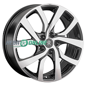 Литой диск Replay TY317 7x18 5x114.3 ET 35 Dia 60.1 (чёрный глянцевый с полированной лицевой частью)