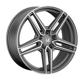 Литой диск LS FlowForming RC79 8.5x19 5x108 ET 36 Dia 65.1 (чёрный глянцевый с полированной лицевой частью)