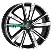 Литой диск Mak Fivestar 9x21 5x112 ET 45 Dia 66.5 (чёрный глянцевый с полированной лицевой частью)