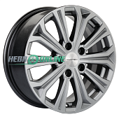 Литой диск Khomen KHW1610 6.5x16 5x114.3 ET 43 Dia 67.1 (серебристый глянцевый)