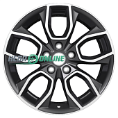 Литой диск Khomen KHW1713 7x17 5x110 ET 46 Dia 63.3 (серебристый глянцевый)