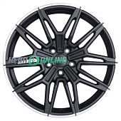 Литой диск Khomen KHW1904 8.5x19 5x114.3 ET 45 Dia 67.1 (черный с полировкой)