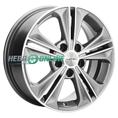 Литой диск Khomen KHW1603 6x16 5x114.3 ET 47 Dia 67.1 (g-silver-fp)