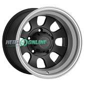 Литой диск LS Wheels LS889 10x15 5x139.7 ET -45 Dia 108.1 (черный матовый с полированным ободом)