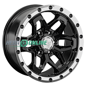 Литой диск LS Wheels LS1350 9x17 6x139.7 ET 15 Dia 106.1 (bkl)