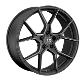 Литой диск LS FlowForming RC72 8.5x19 5x120 ET 41.5 Dia 72.6 (чёрный глянцевый с полированной лицевой частью)