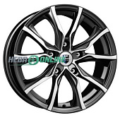 Литой диск КиК Твист (КС697) 7.5x17 5x120 ET 45 Dia 64.1 (серебристый темный)