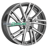 Литой диск Replay HND391 6x16 4x100 ET 49 Dia 54.1 (серый темный глянцевый полностью полированнный)