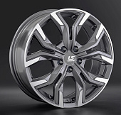 Литой диск LS FlowForming RC92 7x17 5x120 ET 50 Dia 65.1 (черный матовый с полированнной лицевой поверхностью)
