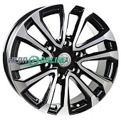 Литой диск RST R 117 7.5x17 6x139.7 ET 25 Dia 106.1 (черный глянцевый)